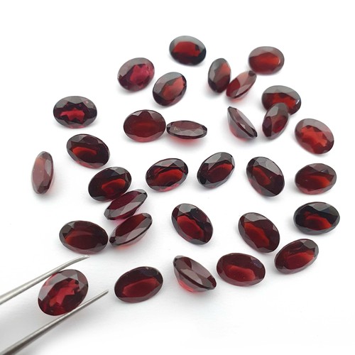 Lot De Grenats Naturels Mozambique - 3mm Ronds, Qualité Eye Clean - Neuf Sans Emballage