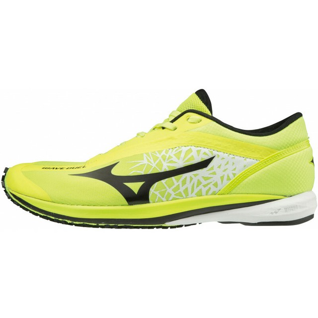 mizuno yellow running shoes