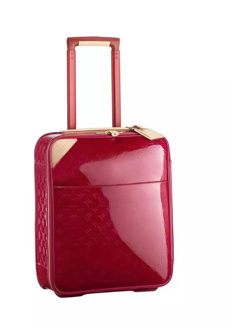 pink louis vuitton suitcase