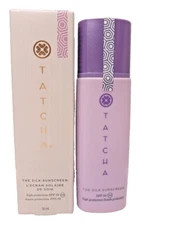 NEW  TATCHA  THE SILK SUNSCREEN SPF 50/1.7 OZ  NEW IN BOX  TALL BOTTLE -EXP 3-26