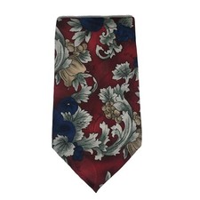 417 By Van Heusen Men's Neck Tie Silk 55" L 4" W USA Made