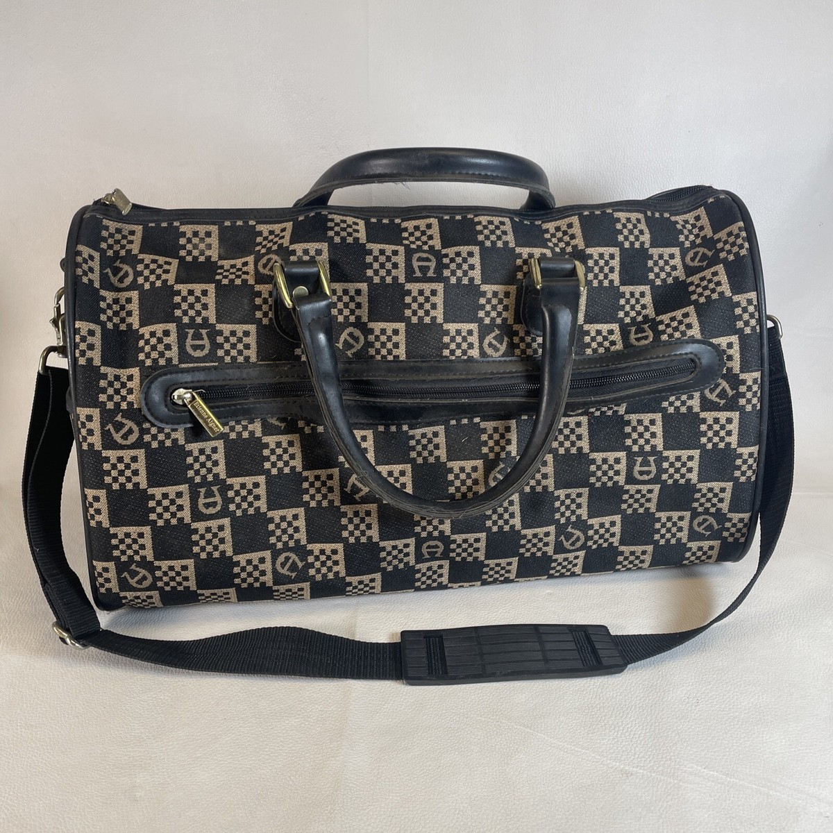 Vintage Etienne Aigner Carry-On Luggage Travel Duffle Bag | eBay