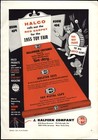 1955 PAPER AD Halco Halloween Costume Holster Cap Gun Sets Flash Gordon Balloon
