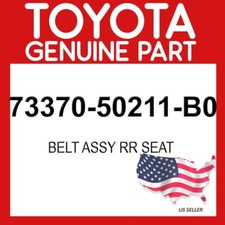 Toyota Genuine 73370-50211-B0 Belt Assy Rr Seat 7337050211B0 OEM
