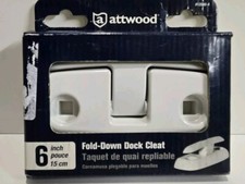 Attwood 6" Fold-Down Dock Cleat - 6inch Boat Tie down - Replacement New