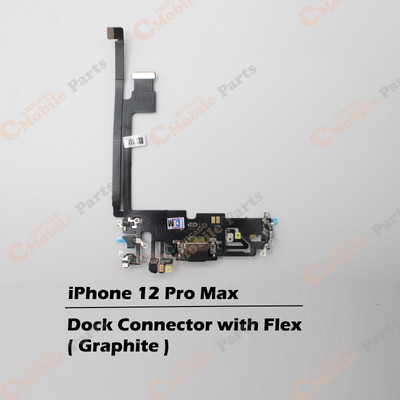 iPhone 12 Pro Max Dock Connector Charging Port with Flex ( Graphite )