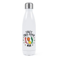VerrüCkte Chilli Pfeffer Mann Stars Doppelwand Wasserflasche Vatertag Freund