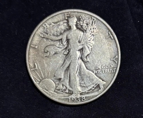1938 Walking Liberty Half Dollar (no mint mark)
