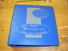 Vintage Genuine Beechcraft Parts and Accessories Manual Catalog Binder