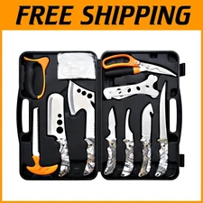 12-Piece Game Processing Set, Portable Butcher Kit