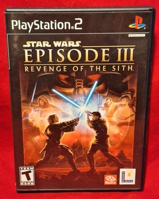 Star Wars Episode III Revenge of the Sith CIB Black Label Sony Playstation 2 PS2