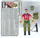 Vintage Gi Joe - Original - v1 - BAZOOKA - Hasbro 1985 - Filecard - Like MINT