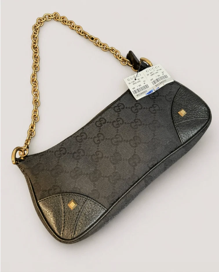 I*H様 【未使用】GUCCI GG Canvas Shoulder Bag Gucci Canvas Exterior Shoulder Bag Bags & Handbags for Women for