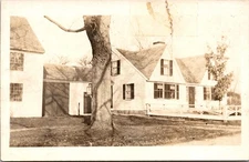 RPPC Gardner MA  House CYKO Small Town Real Photo Postcard