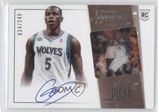 2013-14 Panini Signatures Film Rookie Auto 34/249 Gorgui Dieng #19 Auto 4k8