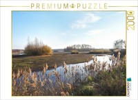 Calvendo Puzzle A Riverside Landscape In The Light | 2000 Pieces, Finished Size