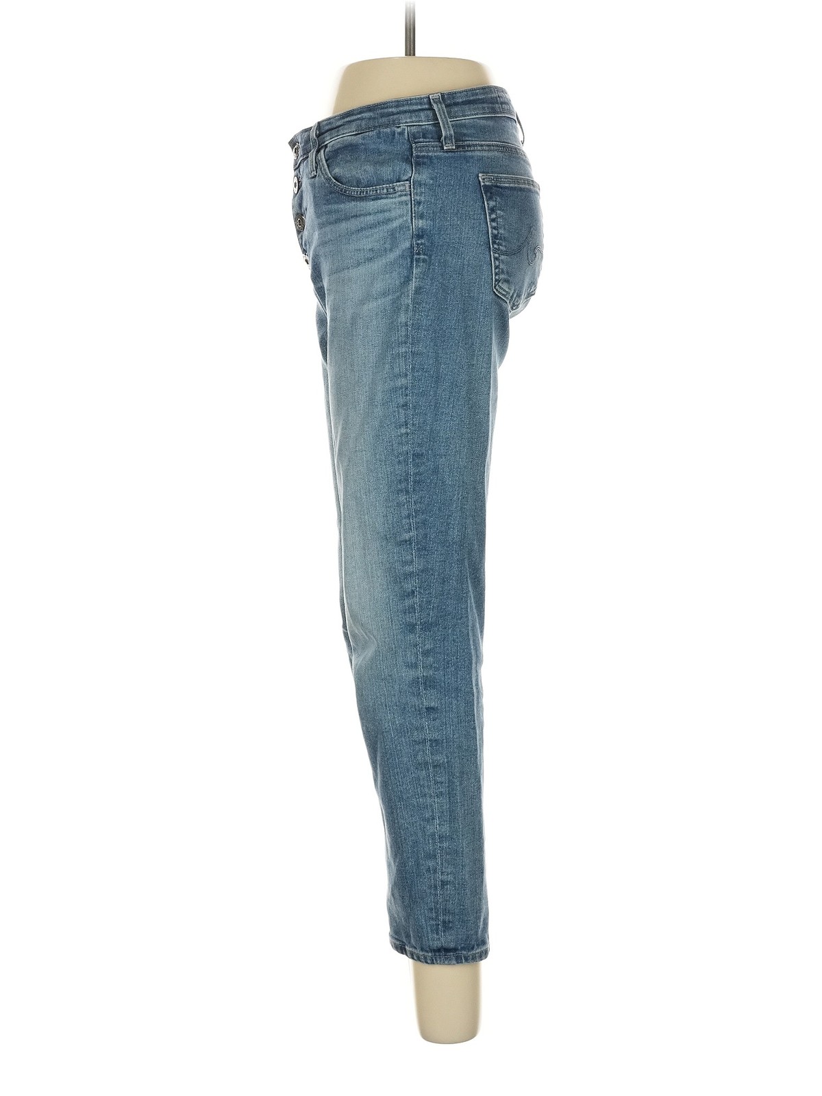 Adriano Goldschmied Women Blue Jeans 27 W Petites thumbnail 4