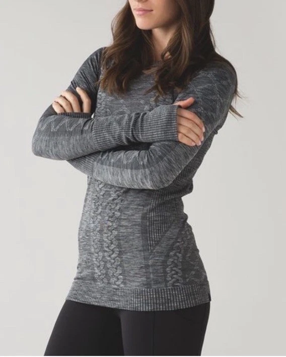 Lululemon Rest Less Pullover Women’s Size 10 Athleisure Thumbholes Running Yoga - Image 3 of 4