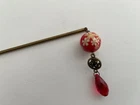 Hand made New Kanzashi  Dangle Design Hair Stick Ornament With Tensha Beads