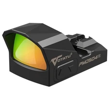 VOTATU PMD504-R Multiple Reticle Red Dot Sight Compatible with RMR Footprint ...