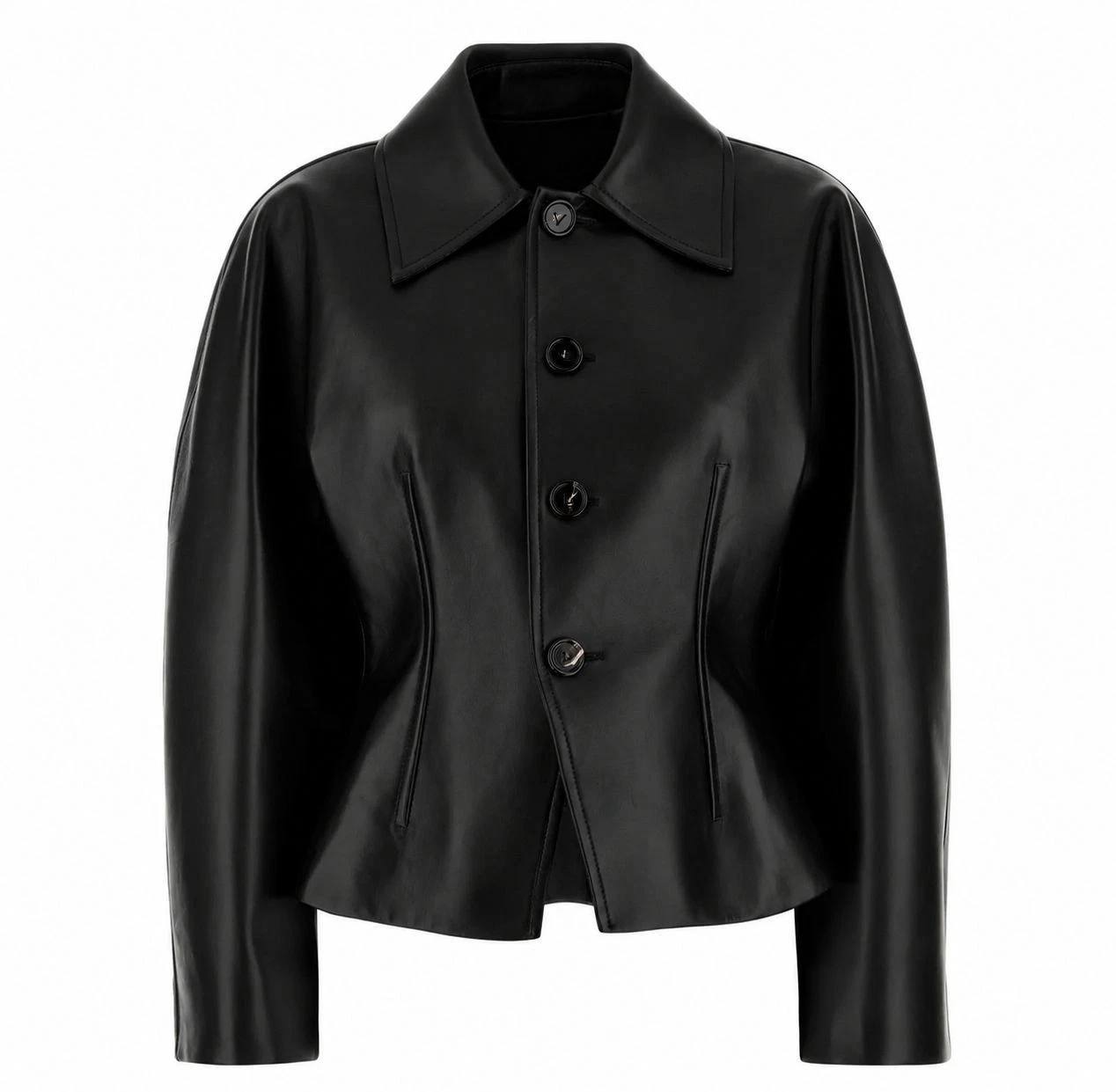 New Women's Genuine Lambskin Soft Leather Slim fit Biker Jacket/Coat