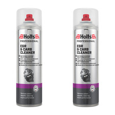 2x Holts Valve EGR Carburettor Cleaner Spray Carb Air Petrol Diesel Intake 500ml