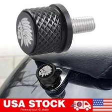 8mm  Black Skull Rear Seat Bolt Screw For Indian Chieftain Dark Horse Chief All