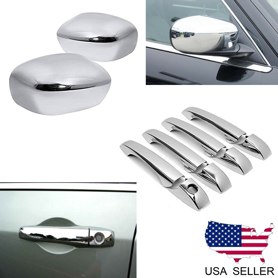 Fits 2005-2010 Chrysler 300/300C Combo Door Pillar+Mirror+Handle