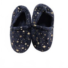New NCCB Boy's Cozy Starry Night Slippers Memory Foam House Shoes size 2/3