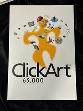 Broderbund Click Art 65,000 CD-ROM Media