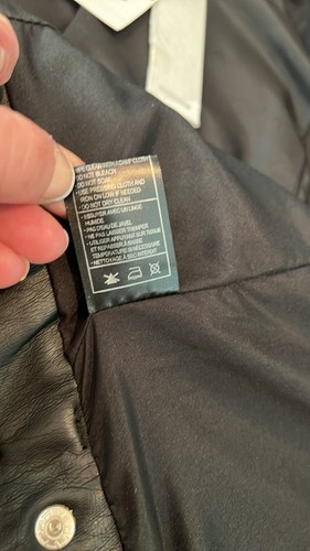 Chaqueta con tachuelas de cuero sintético BB Dakota talla L nueva con etiquetas - Imagen 10 de 12