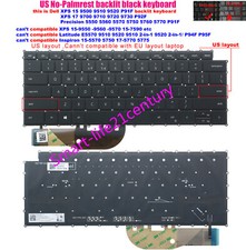 US Keyboard for Dell Precision 5550 5560 5750 5760 XPS 9500 9520 9700 9720 P92F