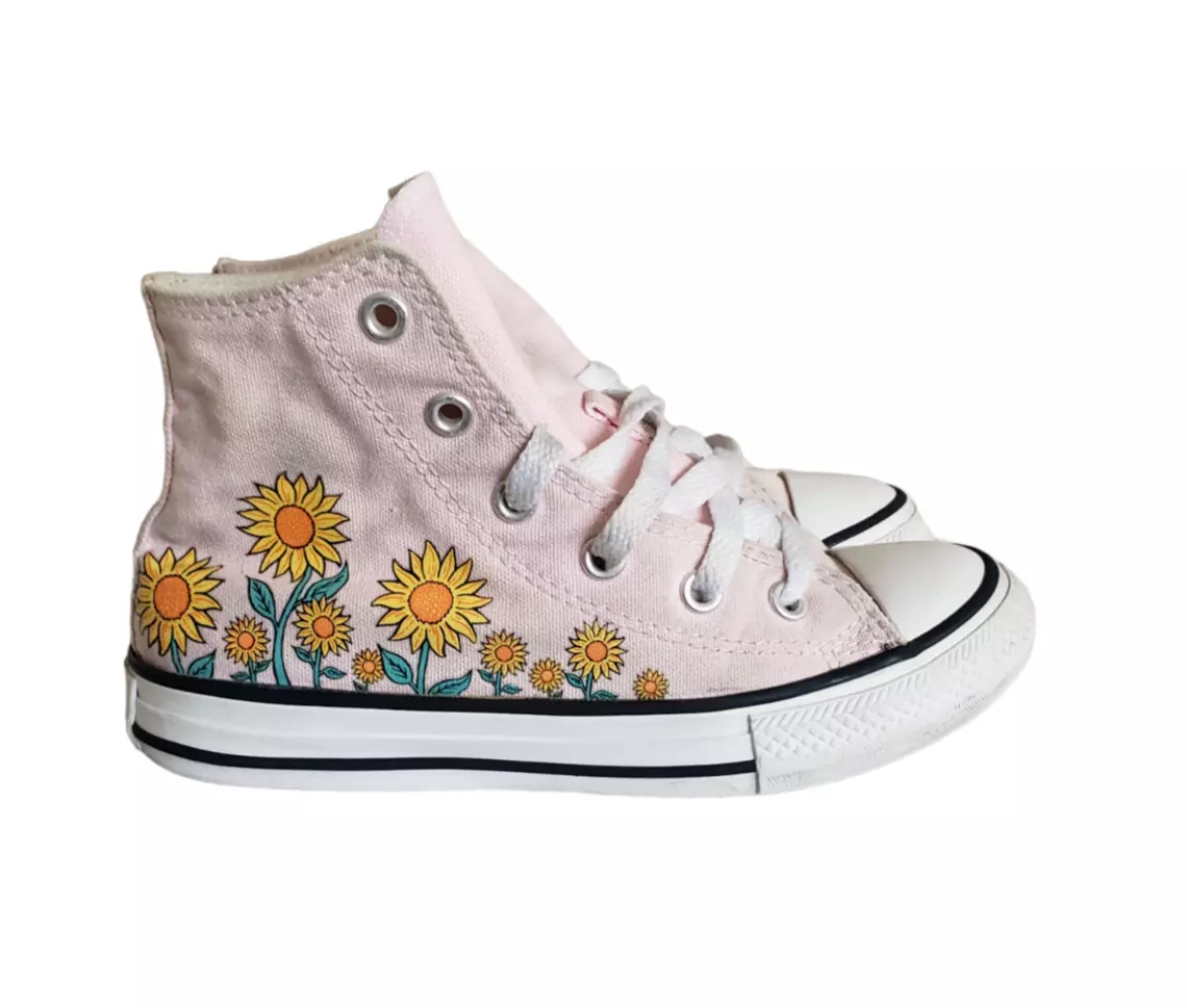 Girls converse clearance pink