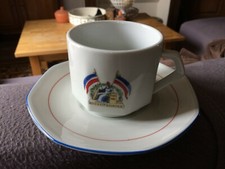 Tasse à Café, Bicentenaire, Marianne, Bernadette Frappier, Porcelaine Apilco