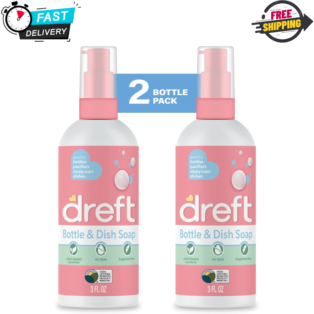Dreft Bottle and Dish Soap Made to Clean Baby Bottles, Sippy