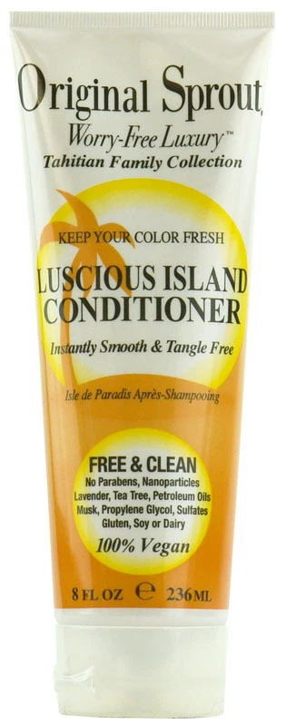 2X Condicionador ORIGINAL SPROUT Tahitian Luscious Island 8 oz - Imagem 2 de 2