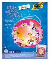 Folia 68106 - Laternen-Bastelset, Ponys, Inklusive Laternenstab Und Led Licht