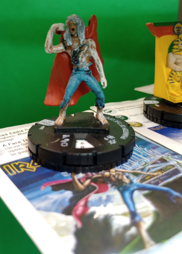 IRON MAIDEN HeroClix by Wizkids Mini Album Cover EDDIE Complete 9 Piece Set 2013 - Picture 24 of 24