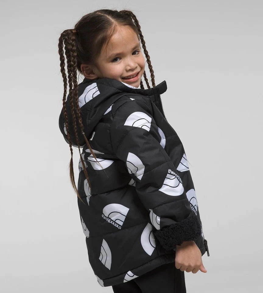 Chaqueta con Capucha Cremallera Completa Chimbo Montaje Reversible The North Face Negra Talla 3 Foto 3 de 4