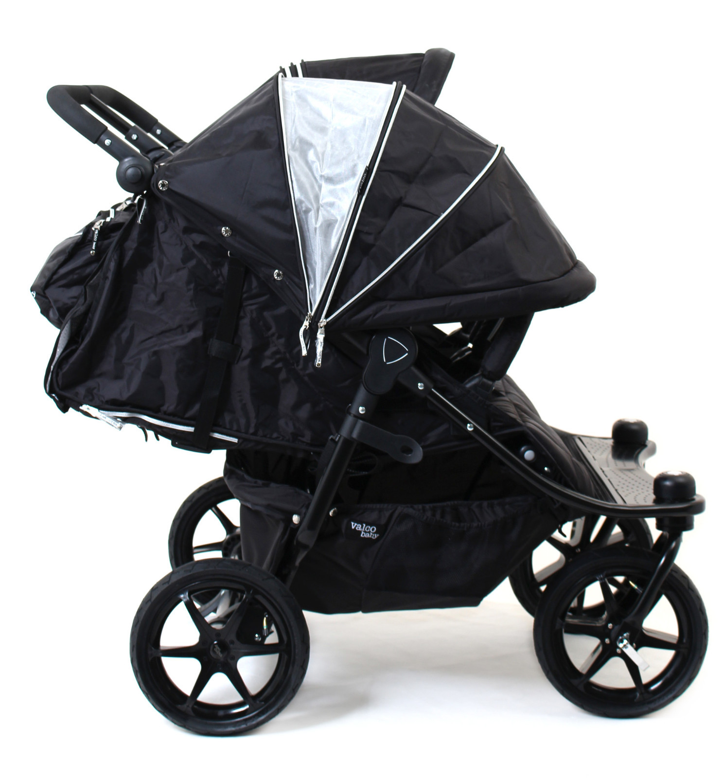 used valco tri mode twin stroller for sale