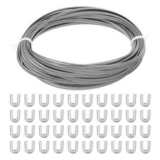 50 Feet 304 Stainless Corset Boning Spiral Steel Metal Boning 6MM WIDE