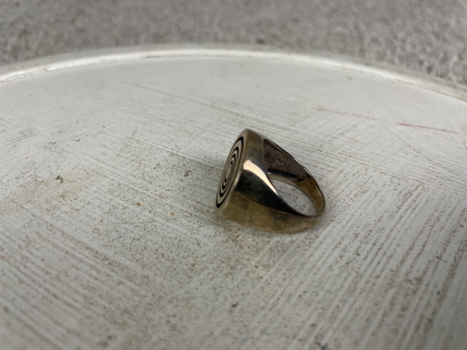 Statement Ring Womens Size 7.75 Round Spiral Twir… - image 4