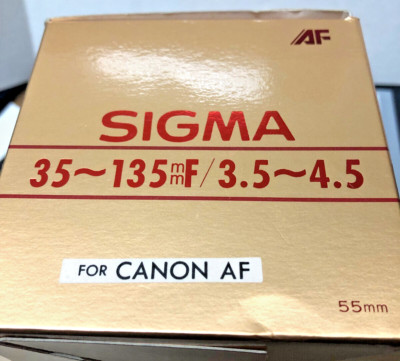 Sigma for Canon 35-135mm f3.5-4.5 Zoom AF Lens, Excellent Condition