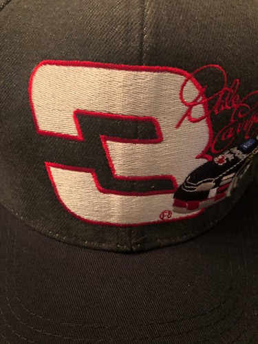 VINTAGE NEW Chase Authentics NASCAR Dale Earnhardt Hat Cap Snapback w/ Car - Picture 3 of 7
