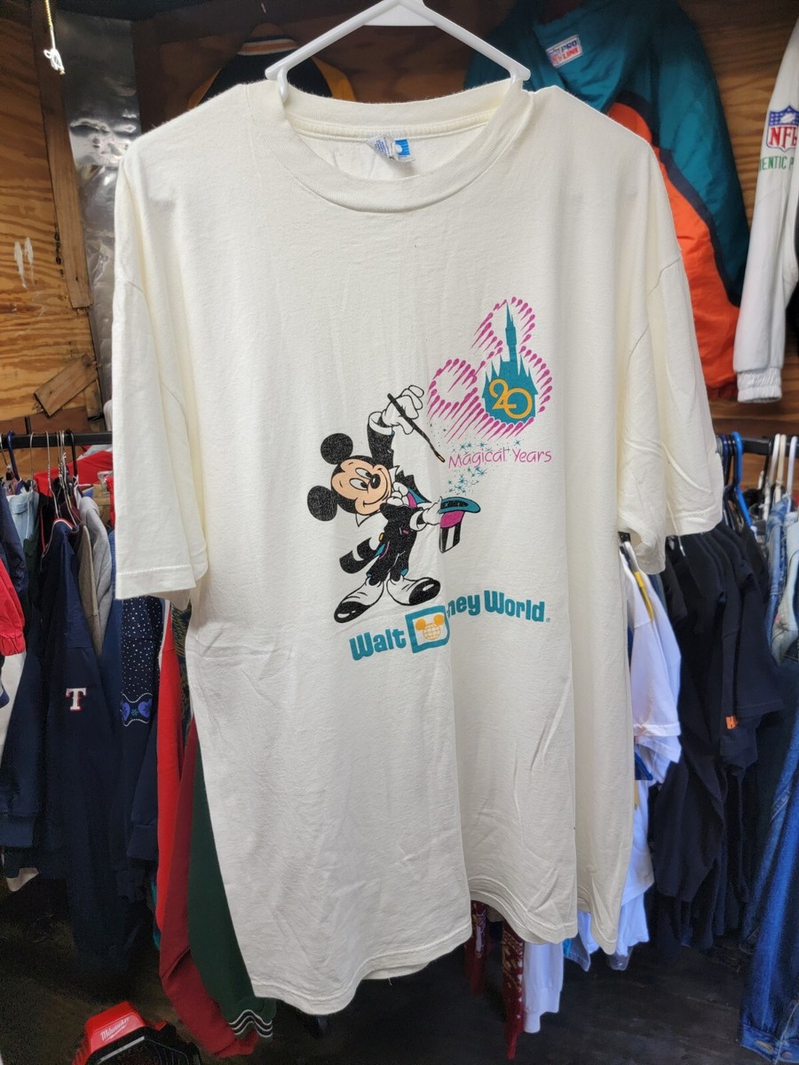 Vintage Walt Disney World 20 Magical Years Mickey Mouse T