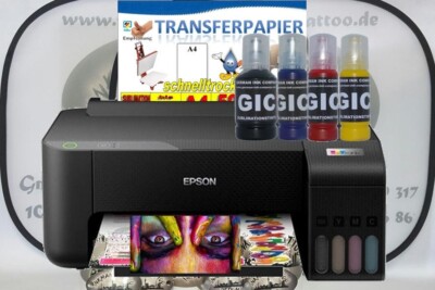 Sublimationsdrucker Paket Start043 - DIN A4 - Komplett m. ICC - Kundenrückläufer