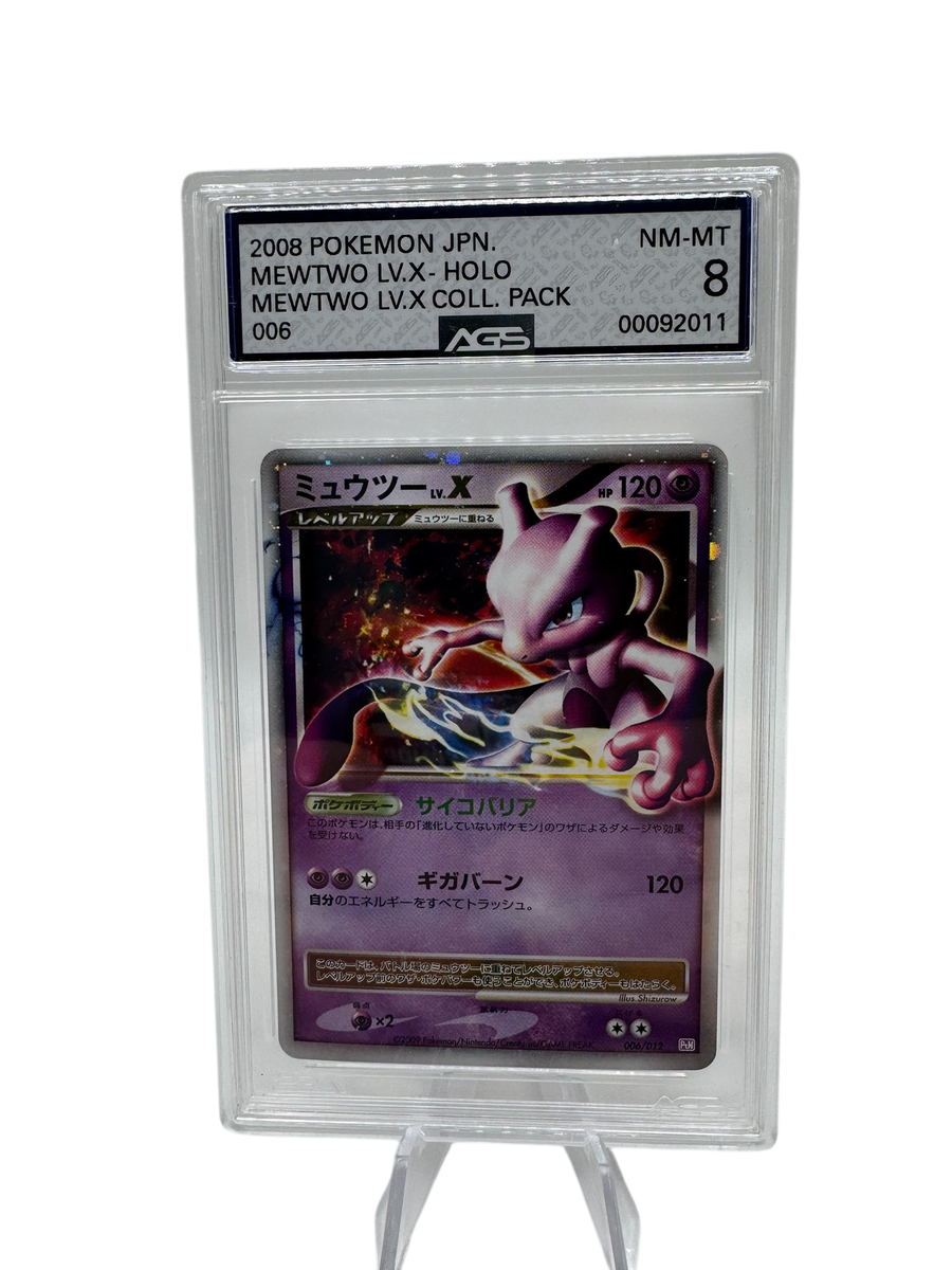 Pokemon TCG, Mewtwo LV. X, Jpn., 006/012, Graded 8 with AGS | eBay