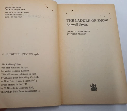 Vintage The Ladder of Snow Adventures of Simon & Mag Hughes by Showell Styles PB - Picture 5 of 7