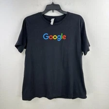 Google Tshirt Womens XL Black Stockholder Company Employee Internet Dot Com