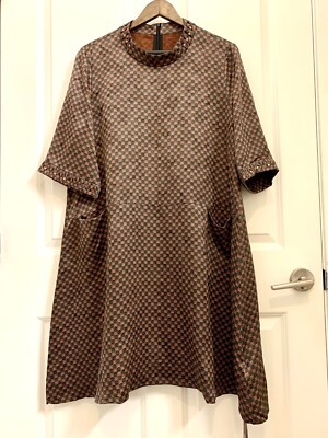 Mulberry Silk Blouse Tunic Dress NWT XL $488